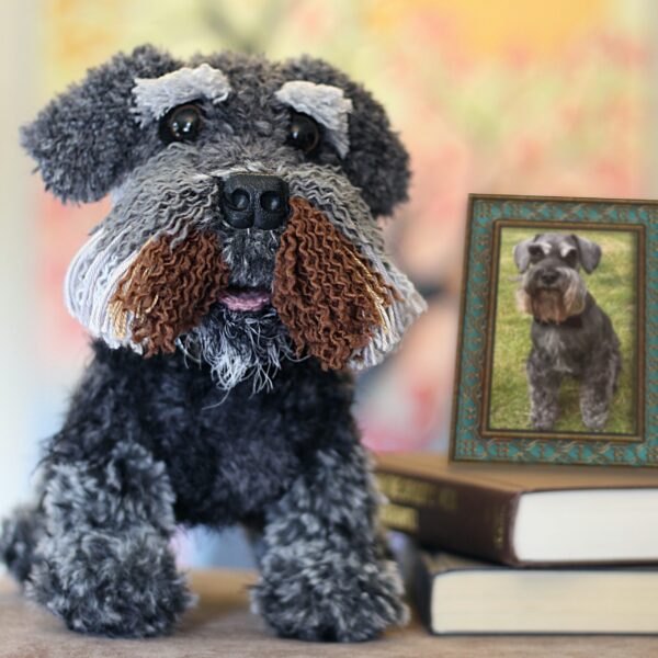 A bespoke and lovingly handcrafted keepsake crochet soft toy created from photographs of your beloved companion.