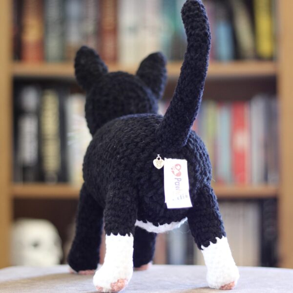 Treat yourself or loved one to a lovingly crocheted soft toy replica of your cat, created from your photographs.