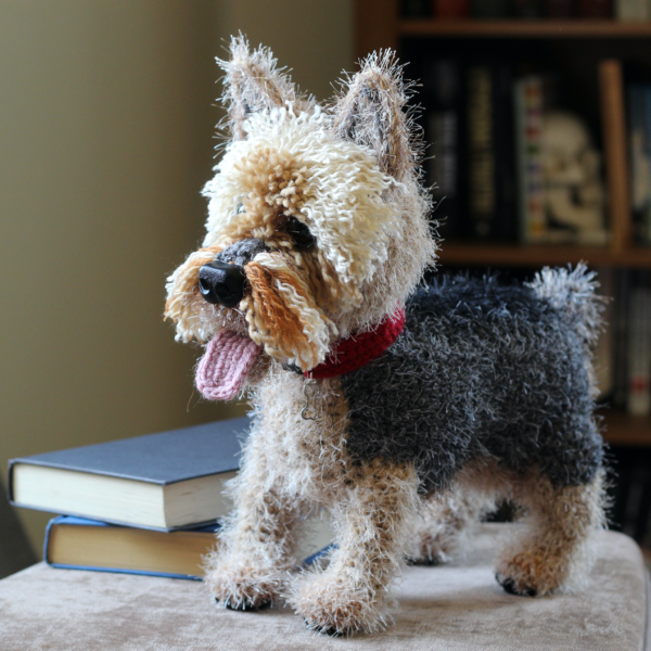 Treat yourself or loved one to a lovingly crocheted soft toy replica of your dog, created from your photographs.